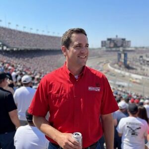 Vintage Nascar Chase Authentics Button Down Shirt Men Medium Red Winston Cup 90s